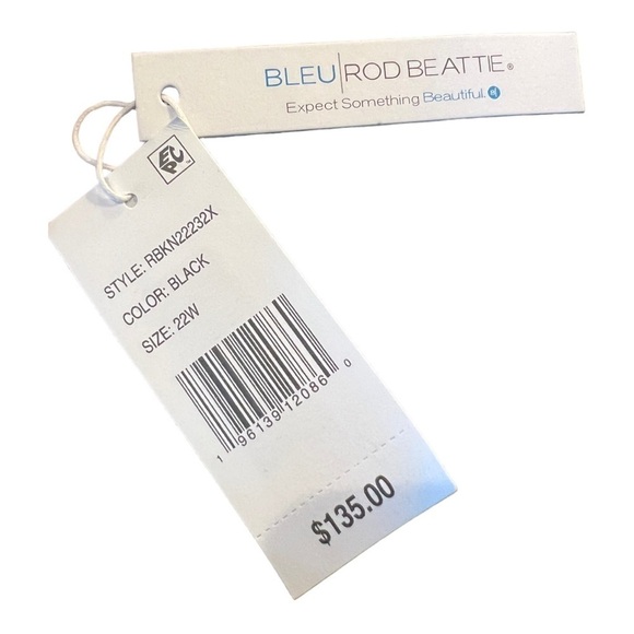 Bleu Rod Beattie Kore One Piece High Neck Lace Down Swimsuit Size 22W NEW - Picture 6 of 14